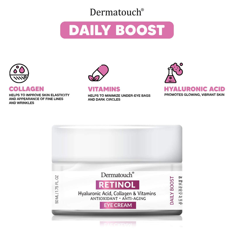 Dermatouch Retinol Daily Boost Eye Cream, 1.75 oz - BeesActive Australia