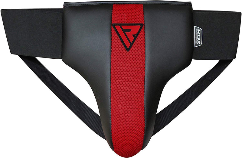 [AUSTRALIA] - RDX Groin Guard for Boxing, MMA Training, Abdominal Protector for Martial Arts, Kickboxing & Muay Thai, Abdo Protection Gear for Men, Jock Strap for Sparring, Taekwondo, BJJ, Karate & Fighting Small 