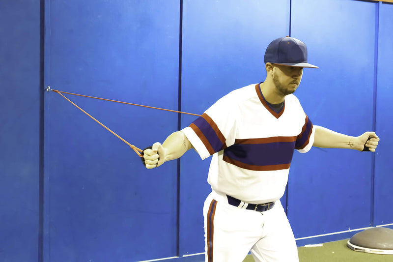 Bucwild Sports Baseball Resistance Bands Youth & Adult Athletes Safely Improve Pitching Throwing Batting & Arm Strength Used by Pitchers Quarterbacks Volleyball Basketball Yellow Bands (Adult) - BeesActive Australia