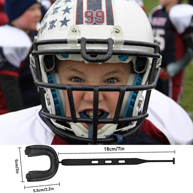 2PCS Football Mouth Guard, Sports Mouth Guard Football Mouthpiece Youth Football Mouth Guard with Strap Football Mouthguards Fit for All Youth and Adult, for Football, Boxing, Lacrosse and Hockey - BeesActive Australia
