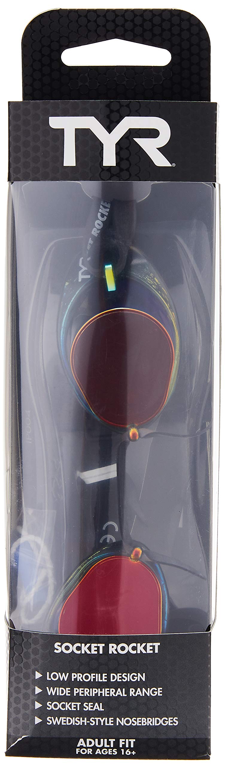 TYR Socket Rockets 2.0 Racing Metallized Goggle One Size Metal Fire - BeesActive Australia