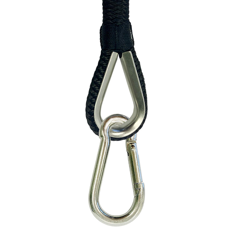 ACY Marine Stainless Carabiner Clip -Snap Hook Clips Pack of 4 - 316 Stainless Steel Clips Marine Grade 2.75 inches - BeesActive Australia