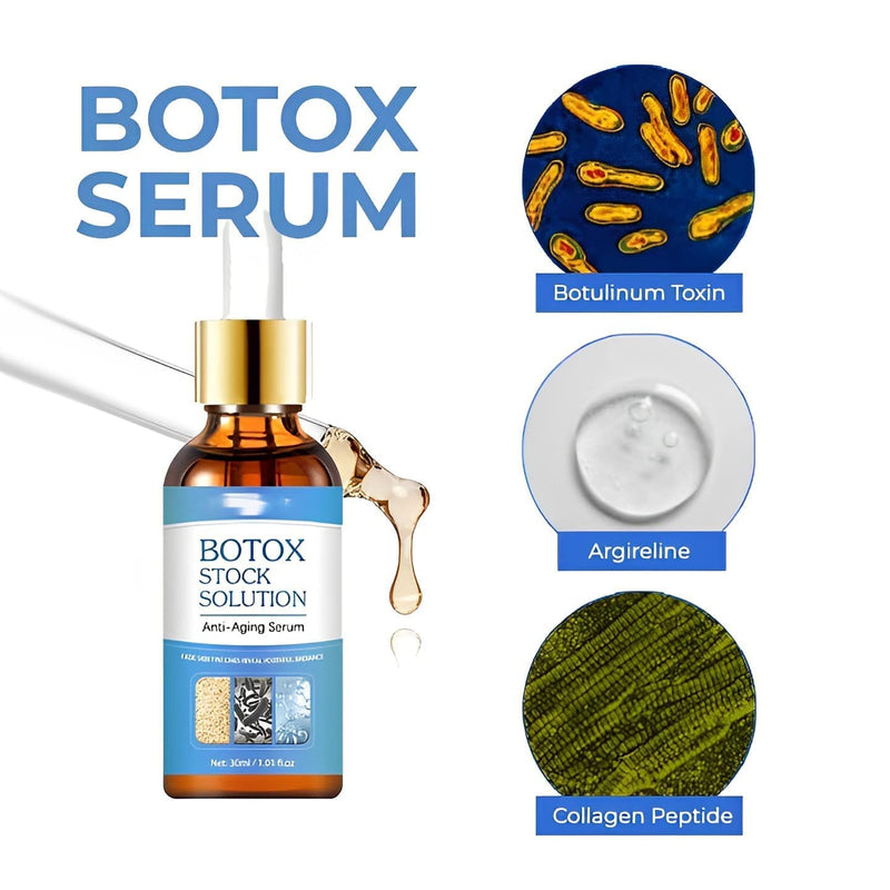 2pcs Botox Stock Solution, Botox Stock Solution Facial Serum, Jennifer Aniston Anti Aging Serum, Suitable for All Skin Type - BeesActive Australia