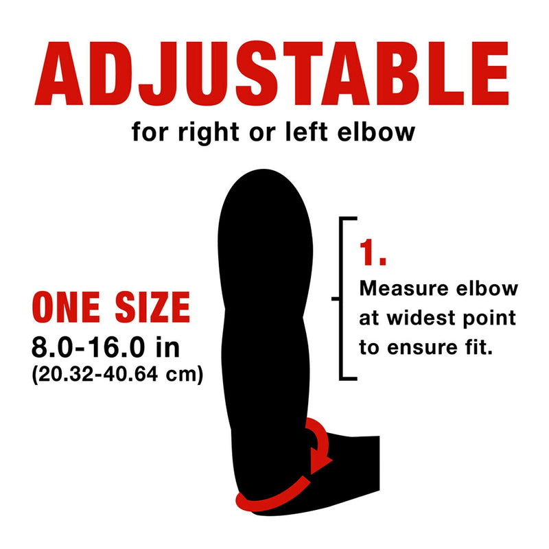 ACE Adjustable Neoprene Elbow Support, Provides Support & Compression to Arthritic and Painful Elbow Joints - BeesActive Australia