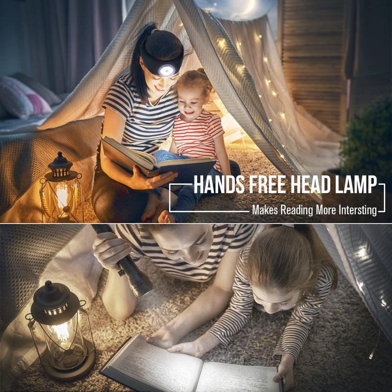 Topoint Rechargeable Night Light Led Camping Light Led Headlamp Running Light Headband 6000K White Light, SOS Light 3Modes Sport Headband for Outdoor Jogging, Walking, Riding, Night Fishing, Camping - BeesActive Australia