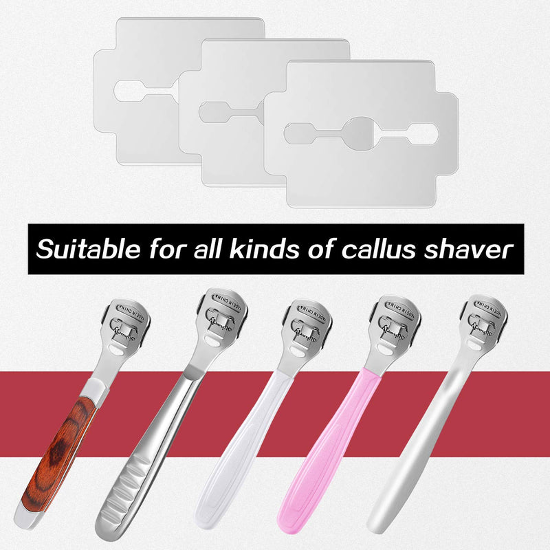 120 Pieces Callus Shaver Replacement Blades Corn Plane Blades Stainless Steel Blades Foot Care Tool for Removing Callus - BeesActive Australia