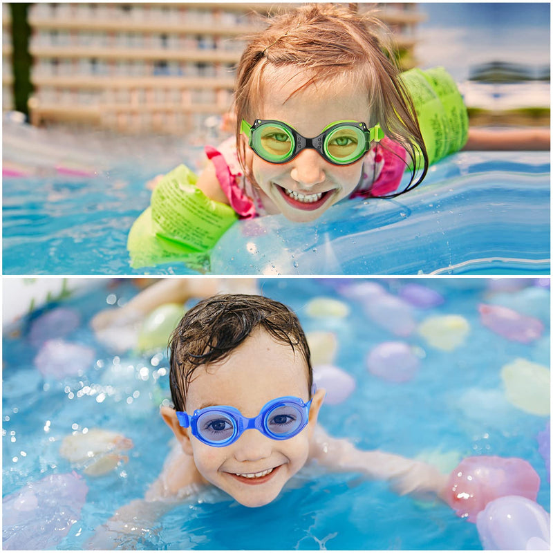 Kids Swim Goggles, 2 Pack Swimming Goggles Anti Fog No Leaking Goggles for Kids Children Girls and Boys(6-14) - BeesActive Australia