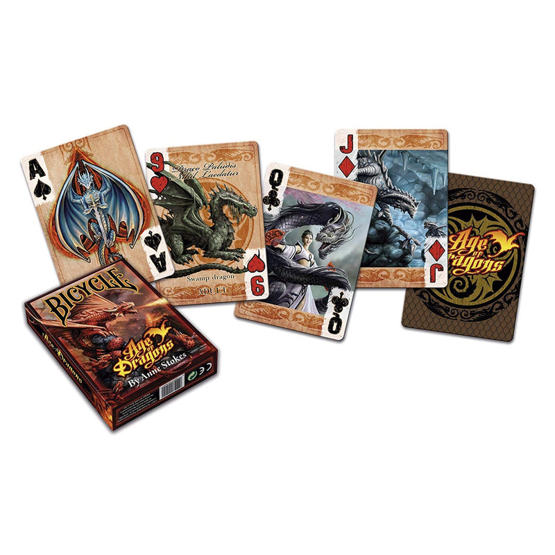 Bicycle Anne Stokes Age of Dragons Playing Cards - BeesActive Australia