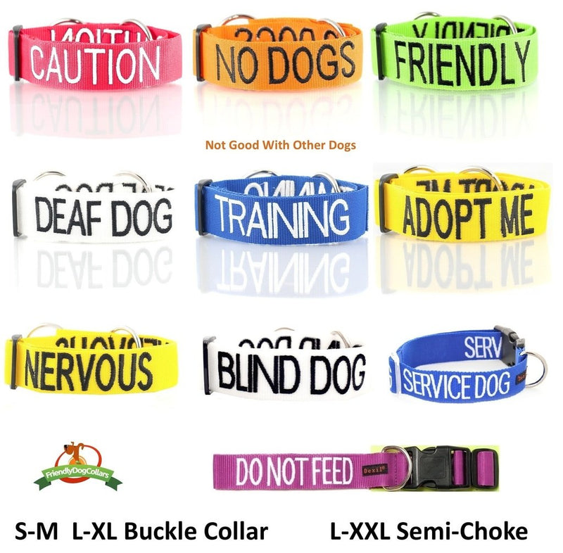 Deaf Dog Dexil Friendly Dog Collars Color Coded Dog Accident Prevention Leash 6ft/1.8m Prevents Dog Accidents by Letting Others Know Your Dog in Advance Award Winning - BeesActive Australia