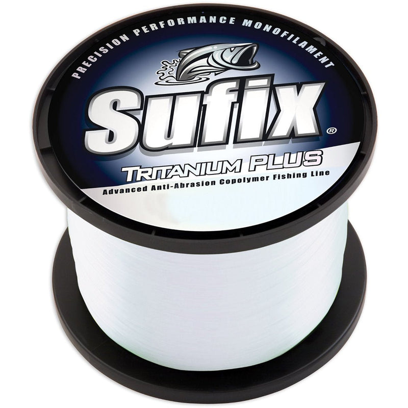 Sufix Tritanium Plus 1/4-Pound Spool Size Fishing Line (Clear, 50-Pound) - BeesActive Australia