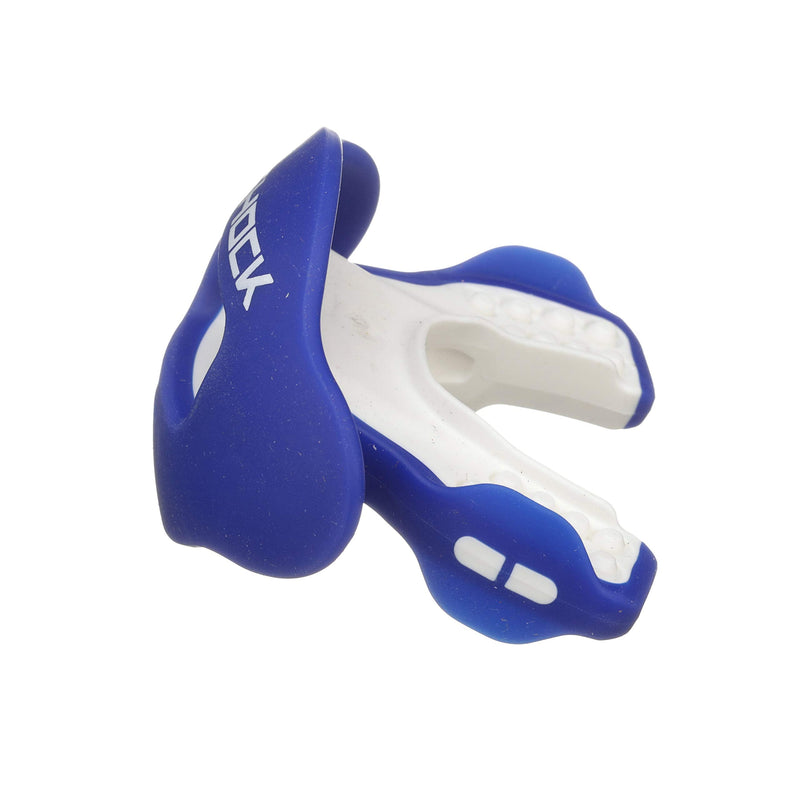 Shock Doctor Max Airflow 2.0 Lip Guard / Mouth Guard. Football Mouthguard 3500. For Youth and Adults OSFA. Breathable Wide Opening Mouthpiece. Helmet Strap Included Royal - BeesActive Australia
