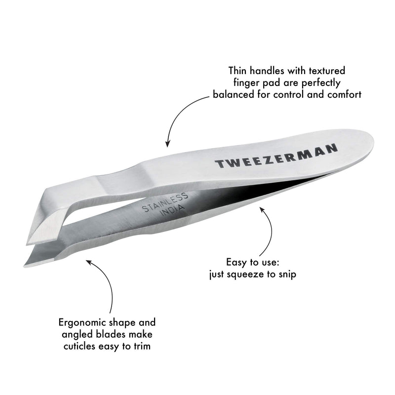 Tweezerman Men's Mini Hangnail Squeeze Snip Nipper, Silver - BeesActive Australia