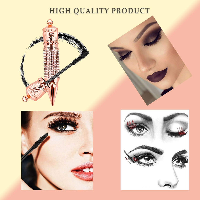 MIRORA Silk Fiber Lash Mascara Waterproof, Makeup Sensational Natural Thick and Dramatic Extension Eyelash Mascara, No Smudging Lasting All Day, Very Black - BeesActive Australia