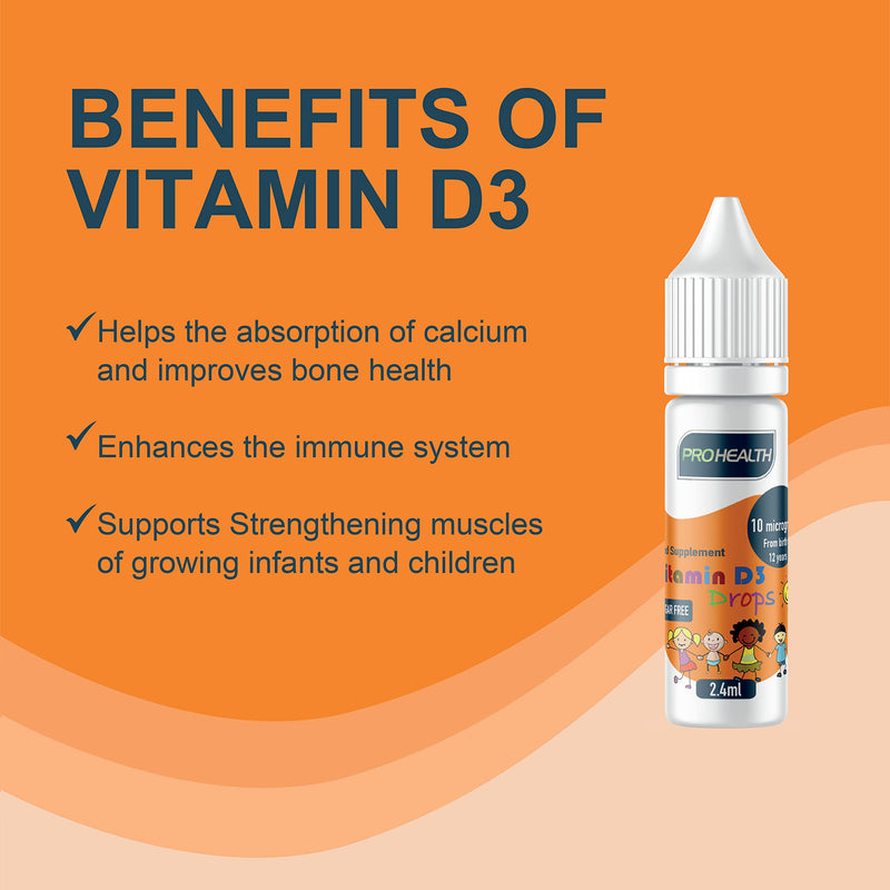 Vegan Baby Vitamin D3 Drops Formulated for NHS, 120 Drops 10�g, 4-Month Supply for Infants & Young Children, No Preservatives, No Taste, Non-GMO, Allergy-Friendly, Supports Bone, Teeth & Immune System Baby Drop - 4 Month Supply - BeesActive Australia