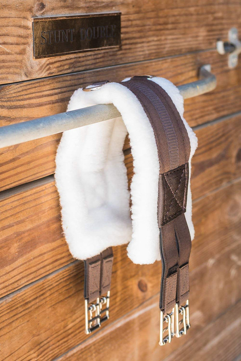 [AUSTRALIA] - Intrepid International Fleece English Pony Girth with Double Elastic 34 