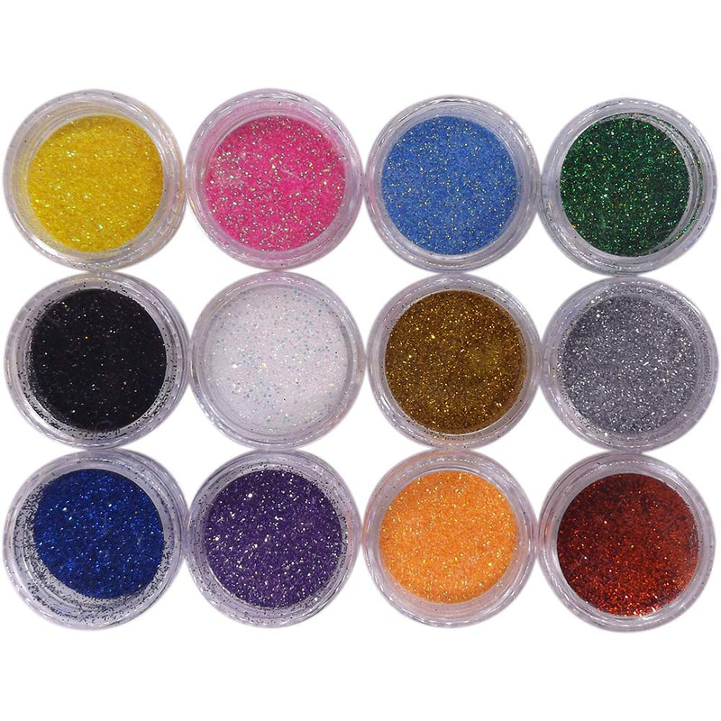 Full Nail Art Set Acrylic Glitter Powder Primer Tips Brush Glue Dust Kits #13 - BeesActive Australia