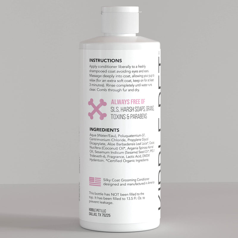 Dog Conditioner Professional Grooming, Coat Moisturizer & Soothes, Warm Vanilla Amber Scent, Deodorizing Coat for Long Lasting Freshness, Hypoallergenic, Certified Organic, Made in The USA, 13.5 oz - BeesActive Australia