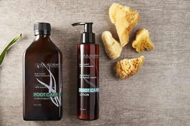 99% Natural & Organic Foot Care Lotion for Sore, Dry, & Funky Feet. Cooling Peppermint, Soothing Witch Hazel, & Healing Herbal Extracts Soothe & Soften for Healthy & Sexy Legs & Feet. - BeesActive Australia