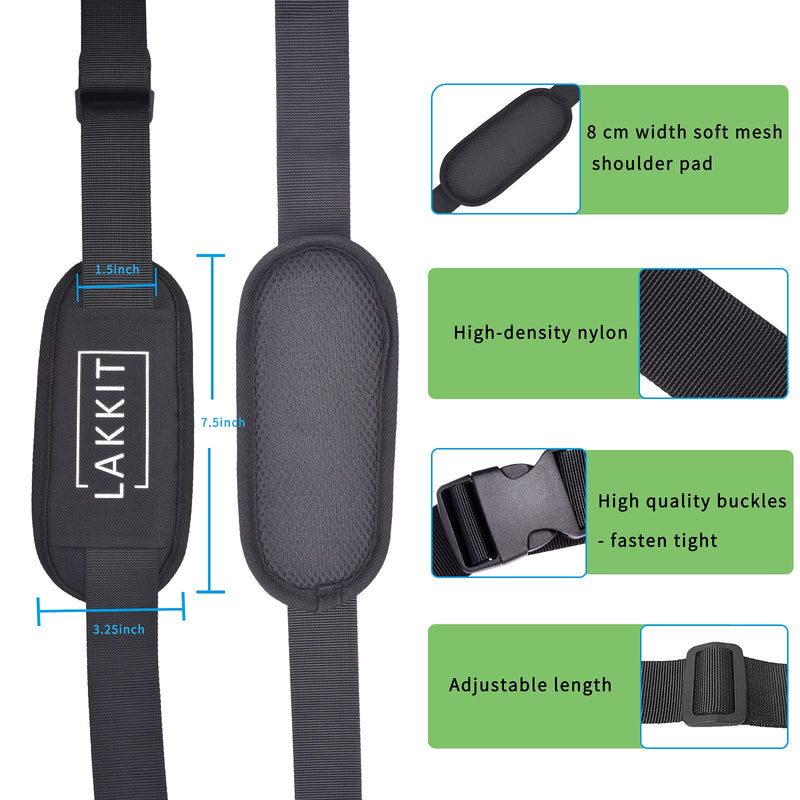 LAKKIT Adjustable Scooter Shoulder Strap Kick Scooter Shoulder Straps for Kick Scooter,Carrying Strap for Beach Chair,Kids Bike,Foldable Bikes,Ski Board - BeesActive Australia