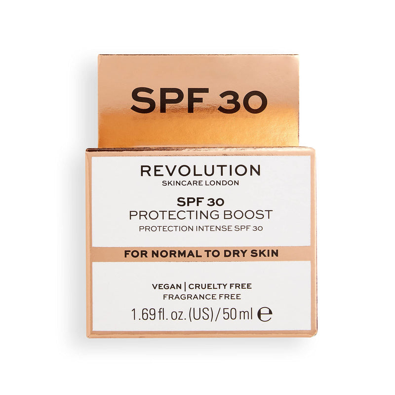 Revolution Skincare London, SPF30 Normal to Dry Skin, Moisture Cream, 50ml SPF30 Nourishing Moisturiser - BeesActive Australia