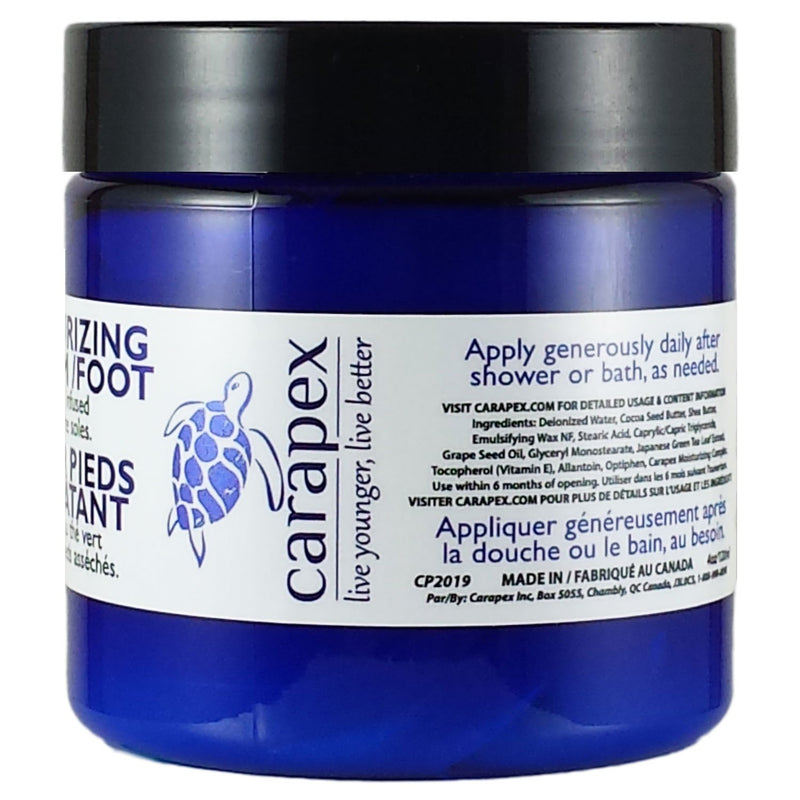 Carapex Super Moisturizing Foot Cream for Rough, Dry, Calloused Feet, Heels and Soles. Natural Heel Rescue Foot Cream that helps Soften Calluses Leaving Your Feet Feeling Smoother. Unscented, (Single) Single - BeesActive Australia