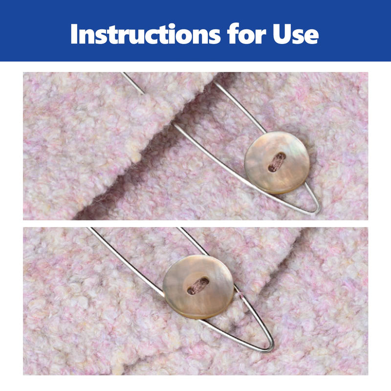 Atyhao 6Pcs Button Hooks, Clothing Buttoning Aids Zipper Pulls Aids Button Hooks for Elderly and Disabled Person - BeesActive Australia