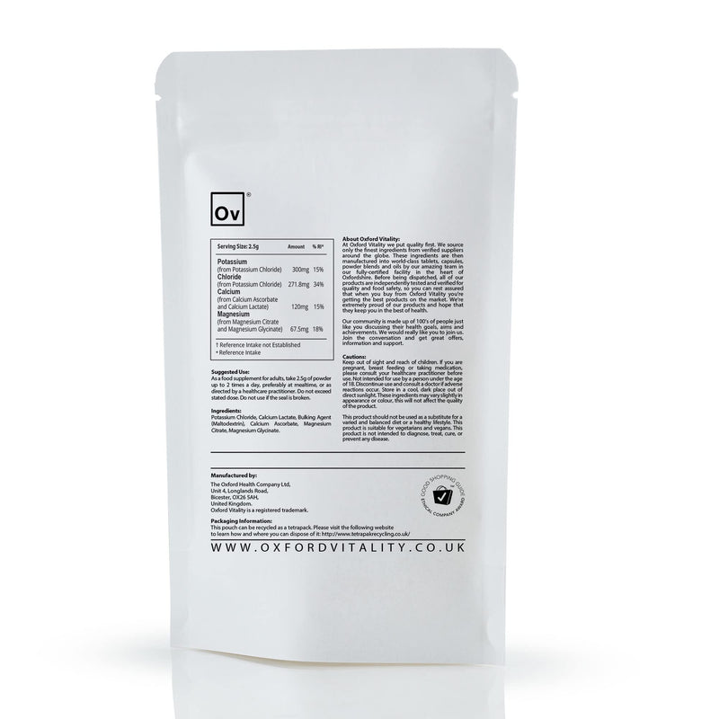 Ov Oxford Vitality | Electrolytes Powder | Protein Synthesis (250g) 250 g (Pack of 1) - BeesActive Australia