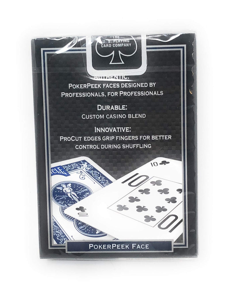 [AUSTRALIA] - Pro Poker Peek BICYCLE Deck - Blue Back (US Playing Card Company) 