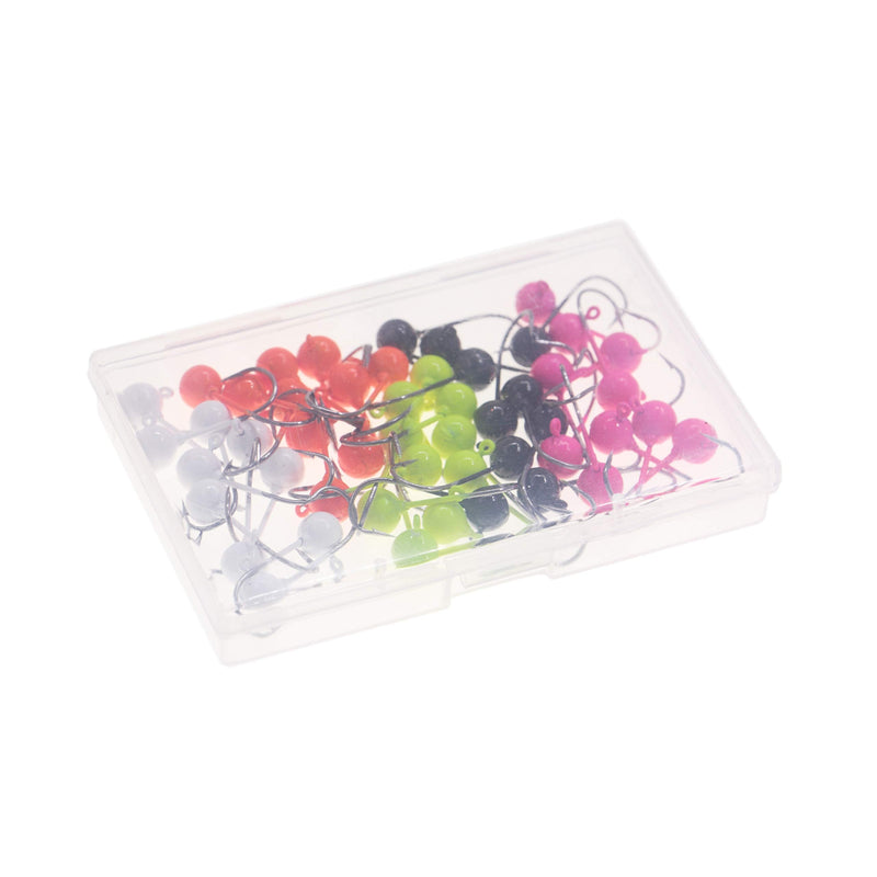 Temorah Fly Tying Jig Heads Assorted 1/16 OZ 50PCS - BeesActive Australia
