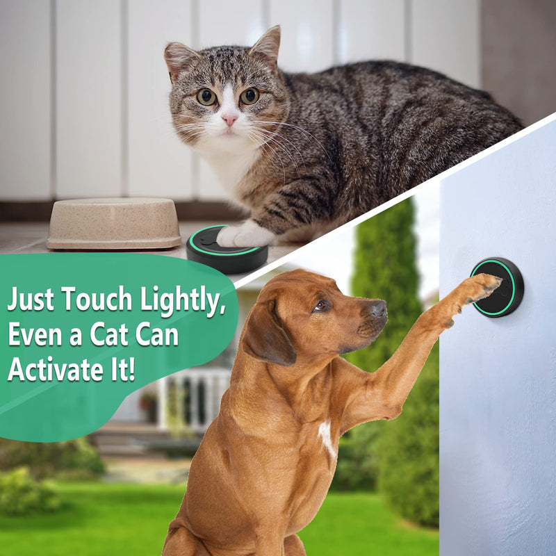 HUWOO Dog Door Bell for Potty Training Waterproof Smart Wireless Doggie Doorbell for Dog Puppy Training Sliding Door/Go Outside - BeesActive Australia