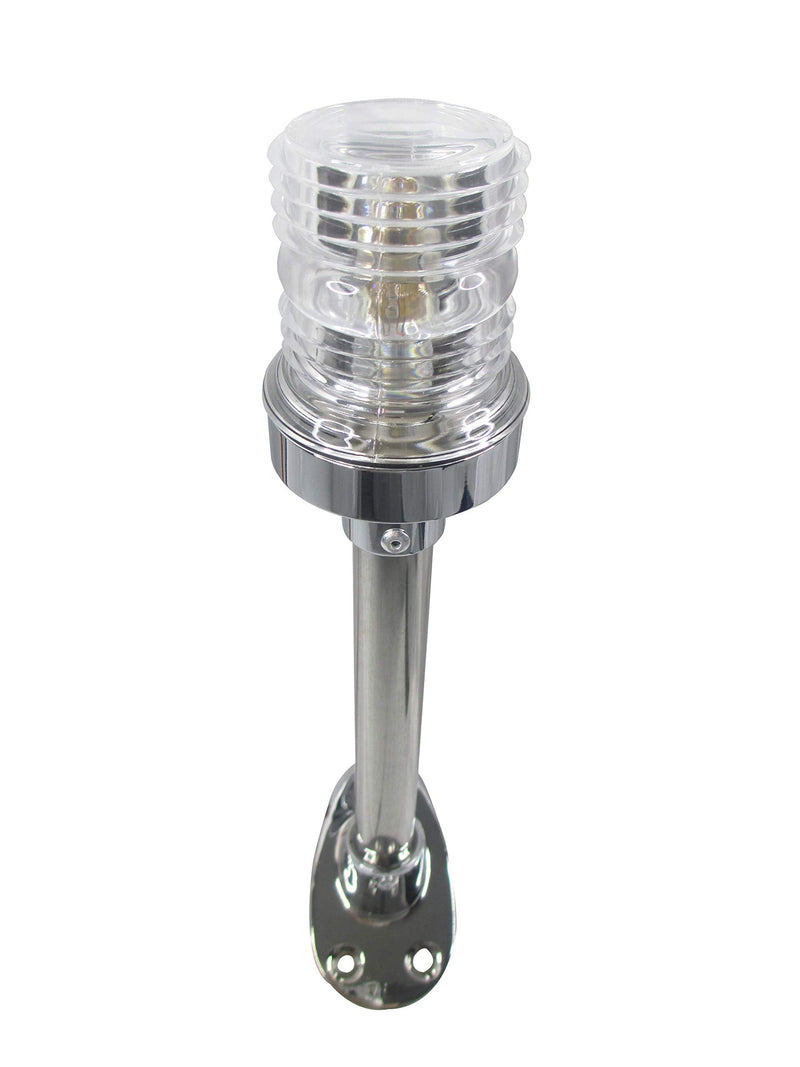 [AUSTRALIA] - Marine Stern Light Stainless Steel Tubing CPB Base BA15D Bulb 12VDC Splashproof 