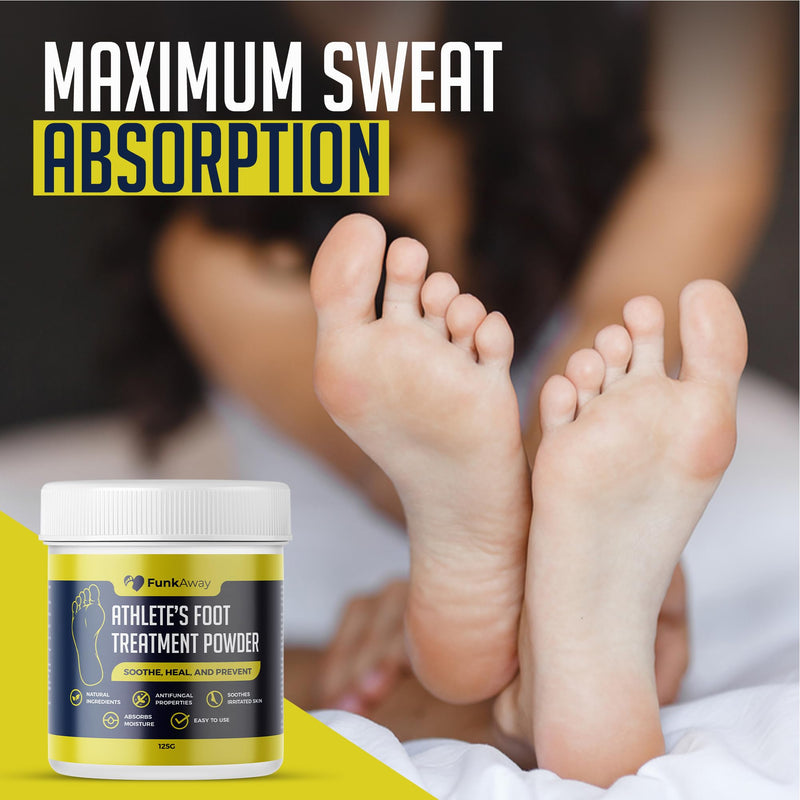 Athlete’s Foot Treatment Powder | Combat Fungal Infections with Natural Ingredients | 125g - BeesActive Australia