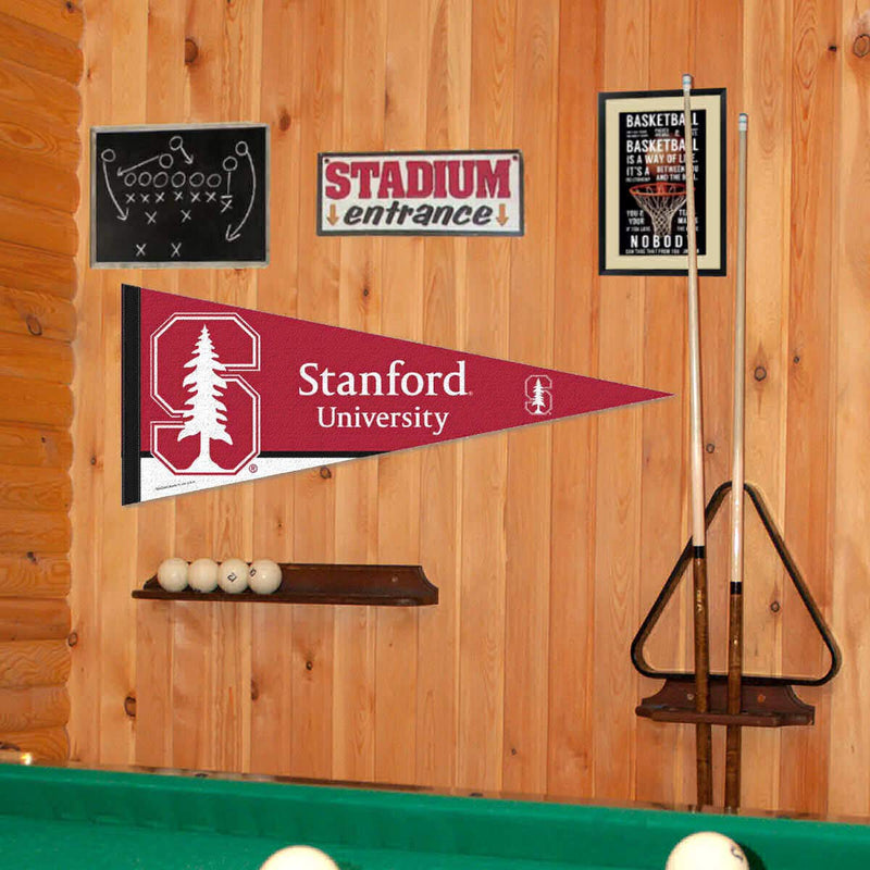 College Flags & Banners Co. Stanford Pennant Full Size Felt - BeesActive Australia