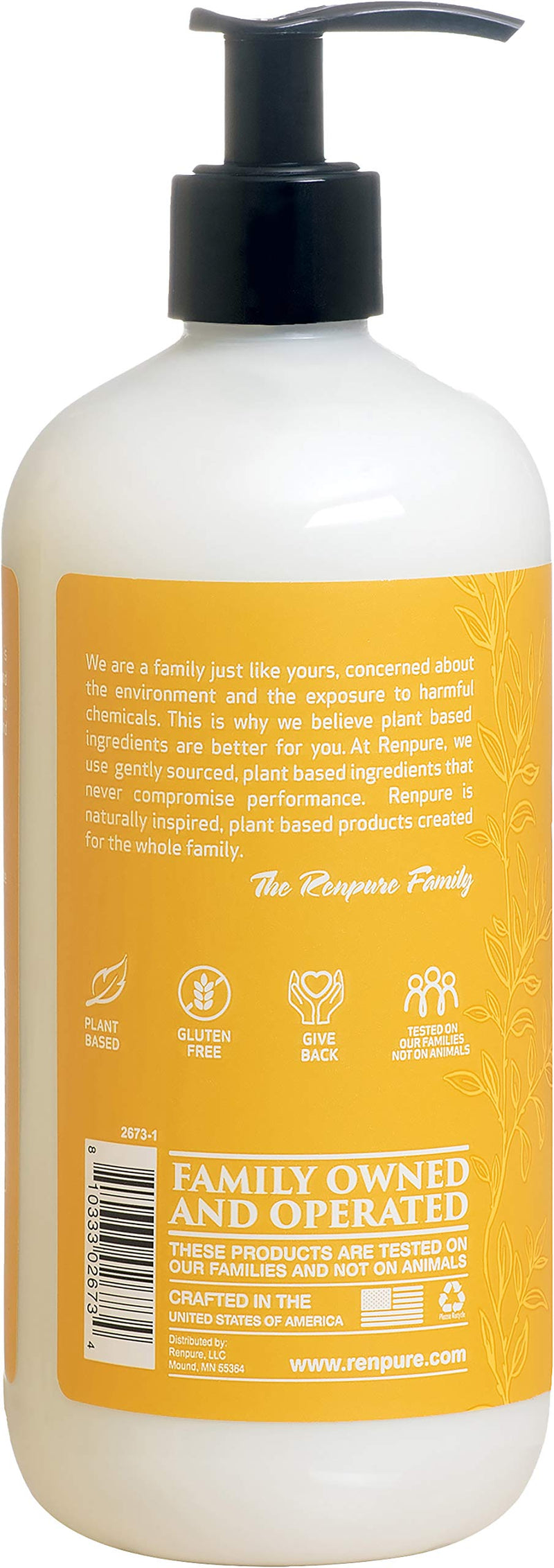 Renpure Plant-Based Body Lotion for Dry Skin – Coconut Oil, Aloe Vera & Vitamin E Oil for Skin – Hydrating, Lightweight Natural Body Lotion & Fast Drying Body Moisturizer Cream, 16 Fl. Oz. - BeesActive Australia