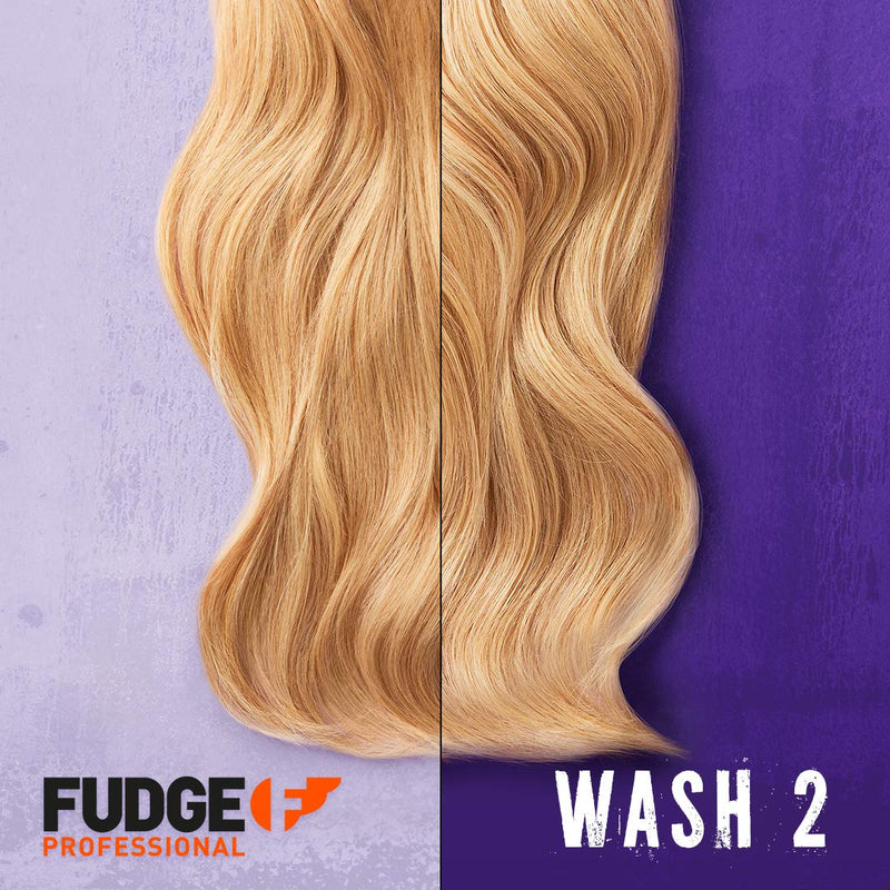Fudge Professional Purple Conditioner, Everyday Clean Blonde Damage Rewind Gradual Toning for Blonde Hair, 250ml - BeesActive Australia