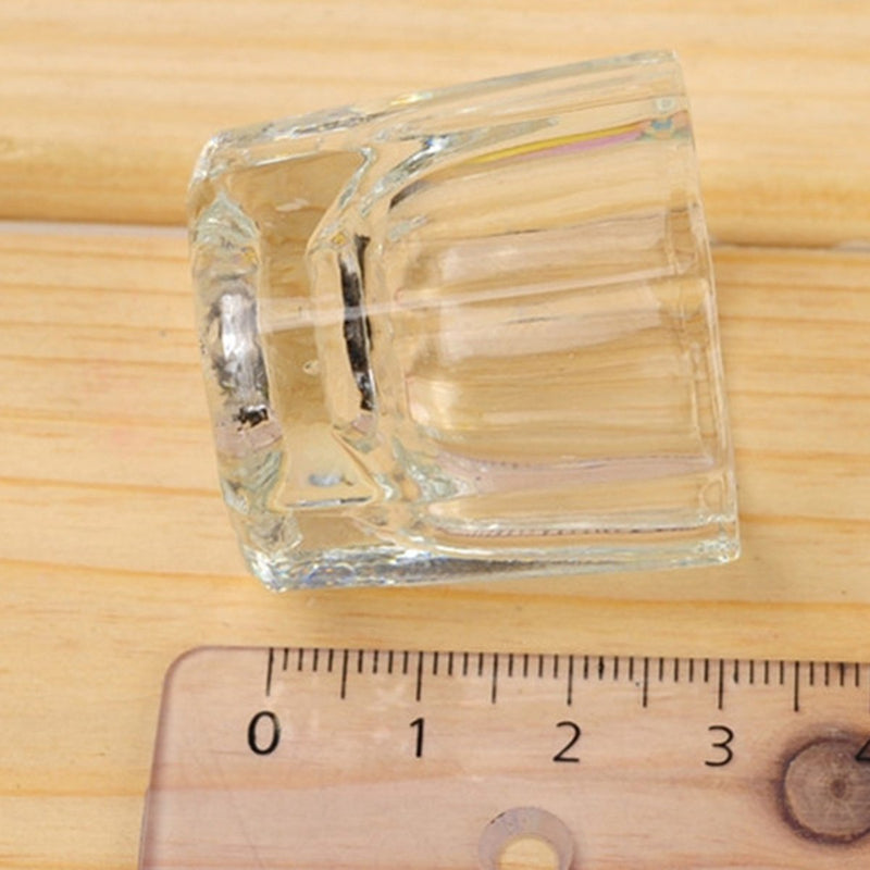 5 pcs Nail Art Acrylic Liquid Powder Dappen Dish Glass Crystal Cup Glassware Tools - BeesActive Australia