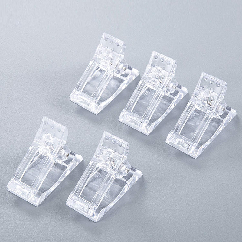 LABOTA 20 Pcs Nail Tips Clip for Quick Building Polygel nail forms Nail clips for polygel Finger Nail Extension UV LED Builder Clamps Manicure Nail Art Tool - BeesActive Australia