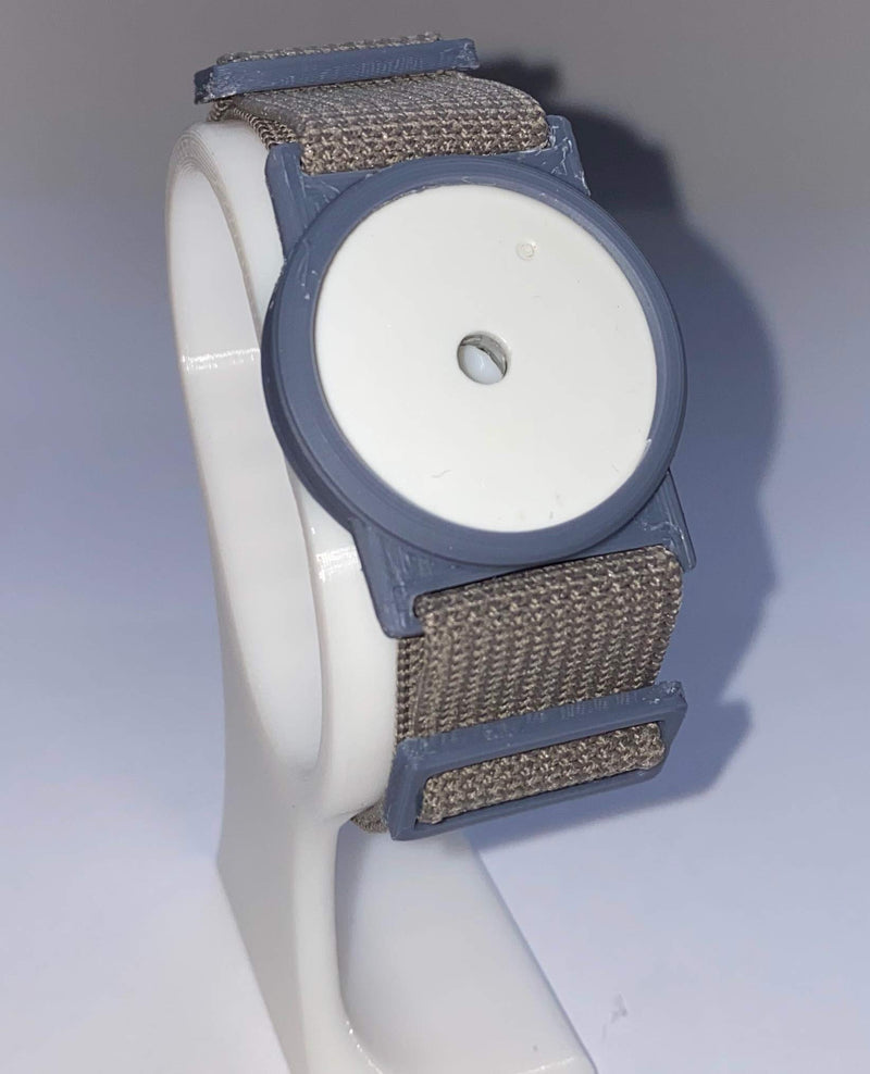 CGM Clips UK - Sensor Armband Holder/Protector Compatible with Freestyle Libre 1/2 - Grey - BeesActive Australia