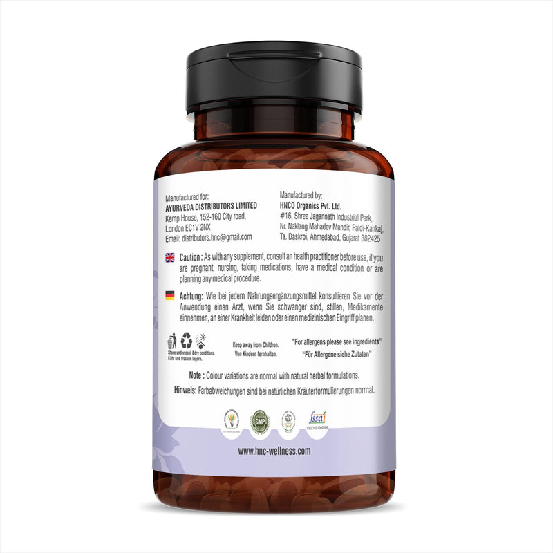 H&C Licorice Caplets/Tablets (Glycyrrhiza Glabra) - 750mg, 150 Caplets | for Healthy Digestive Function & Improves Respiratory System 750mg Caplets - BeesActive Australia