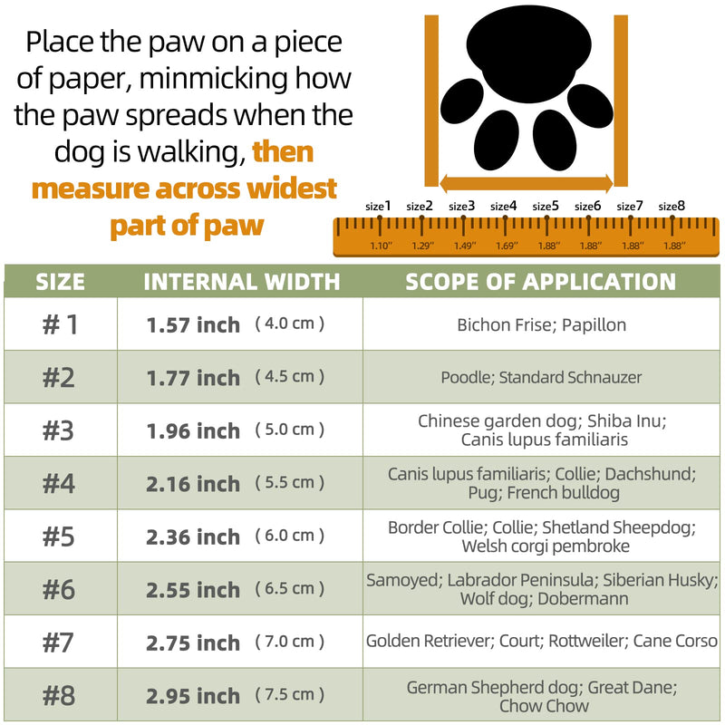 Hcpet Dog Boots Breathable Dog Shoes for Small Medium Large Dogs, Anti-Slip Puppy Booties Paw Protector with Reflective Straps 4Pcs #6 (width 2.55 inch) for 52-68 lbs Blue - BeesActive Australia