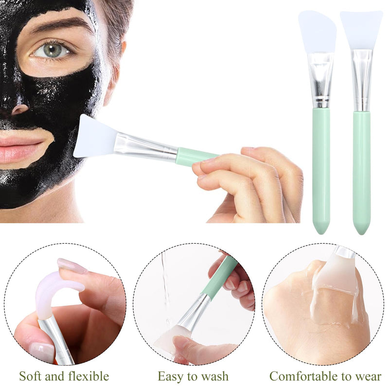 VEGCOO Jade Roller Gua Sha Set, Face Roller & Gua Sha Stone Massage Tool for Eye Puffiness Treatment, Facial, Neck and Body Muscle Relaxing - BeesActive Australia