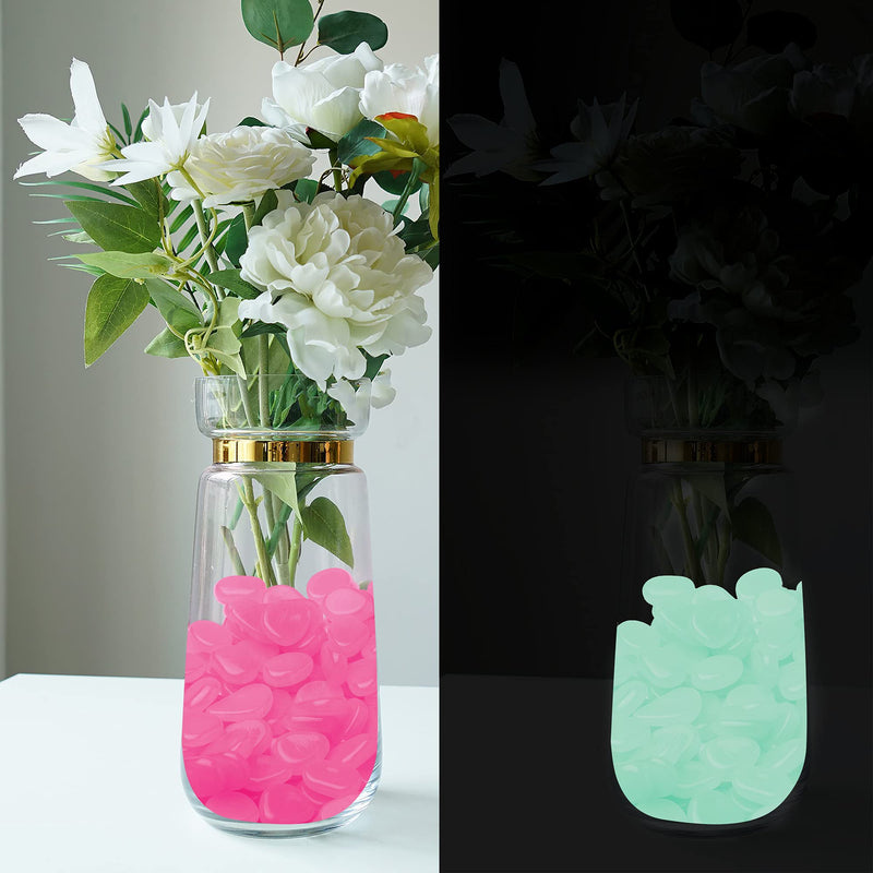 Kaiyuan Dynasty Glow in The Dark Rocks 300Pcs Pink Glow Stones, Glowing Rocks for Fish Tankns 300 - BeesActive Australia