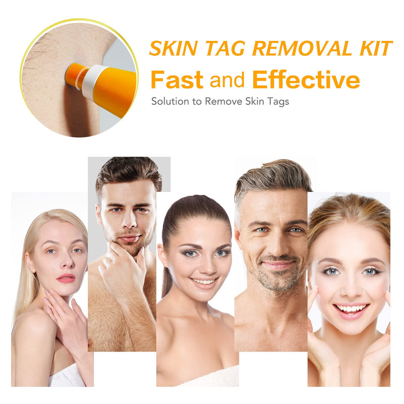 Skin Tag Remover Kit,2 in 1Skin Tag Removal, Skin Tag Removal Pen Face Care Mole Wart Tool Patches,Fast Effective & Safe Painless - BeesActive Australia