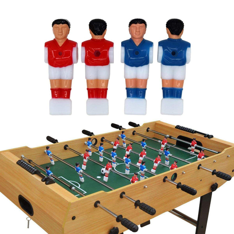 Phinacan 4Pcs Foosball Men Replacement Soccer Table Player Football Players Parts (Red+Blue) - BeesActive Australia