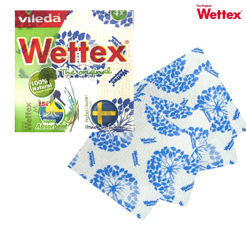 Wettex 4-Pack Swedish Superabsorbent Bio Dishcloth The Original - BeesActive Australia