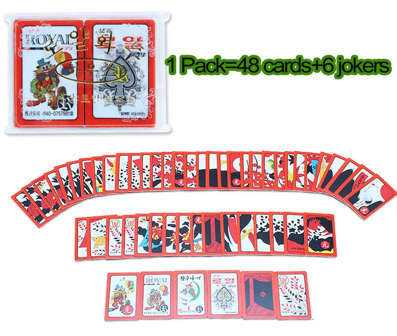 ROYAL Hwatu Korean Flower Card Game, Go-Stop Godori Luxury Hwatu(??) MINARI Movie PropsMin HWA Tu Hwato HWA to for The Royal House Game - BeesActive Australia