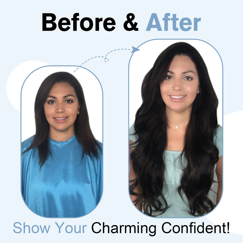 Easyouth Black Tape in Hair Extensions Human Hair Jet Black Tape in Extensions Real Remy Hair Extensions Tape in Black 12 Inch 30g 20Pcs #1 - BeesActive Australia