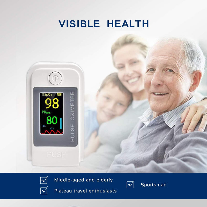 Heart Rate Monitor, Finger Tip Oxygen Saturation Monitor with LED Display, Portable and Easy to Use - BeesActive Australia