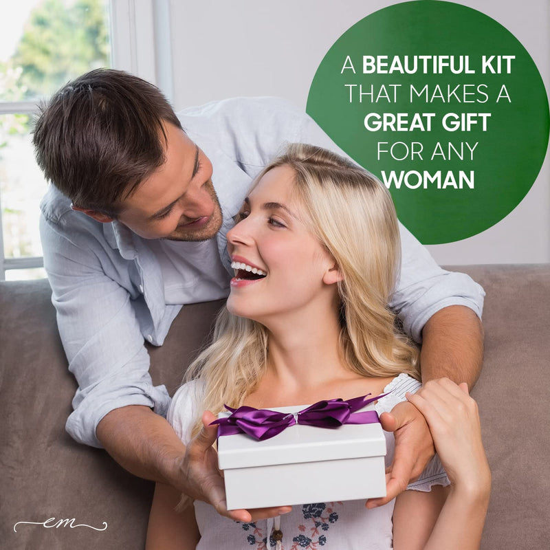 100% Real Jade Roller and Gua Sha Set - With Vitamin C Serum - Face Massager & Neck Massager � Anti-Ageing SkinCare Set for Eyes, Neck, Face Care � Jade Roller and Gua Sha Gift Set -For All Skin Types - BeesActive Australia
