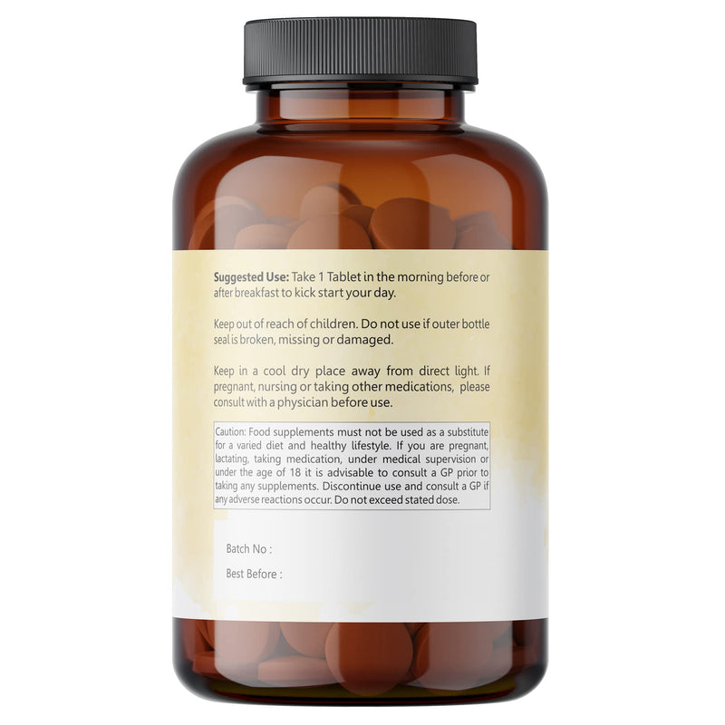 Arumba Ayurveda Ginger Tablets 240 Tablets, 400 mg per Tabelt, Made with Pure Ginger Root Powder - BeesActive Australia